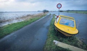 Boot hoog water